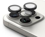  Üvegfólia iPhone 16 Pro - RINGKE kamera üvegfólia fekete kerettel/gyűrűvel (2 szett) - graffistore