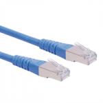 Roline Cablu de retea RJ45 cat. 6 (Class E) S/FTP (PiMF) 1m Albastru, Roline 21.15. 1334 (21.15.1334-100)