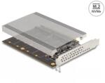 Delock PCI Express x16 la 4 x NVMe M. 2 Key M cu racire - Bifurcation, Delock 90210 (90210)