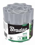 Bradas Bordură din plastic ondulată 10cm x 9m Light Grey (OBFLGY 0910)