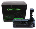 PATONA Prémium akkumulátor markolat BG-R10 Canon EOSR5 készülékhez 2 x LP-E6NH LP-E6N vagy LP-E6 akkumulátorhoz, vezeték nélküli vezérléssel együtt (1463)