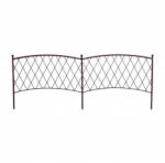  Bordura pentru pat de flori - Classic 0, 4x1m - metal vopsit (170061)