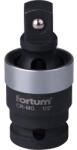 Fortum Csuklós adapter, impakt 1/2" dugókulcsok gépi befogásához, 1/2" gépi befogás, CrMo (4790010)