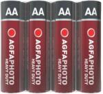 AgfaPhoto Elem, AA, 4 db, féltartós (szén-cink), zsugor, AGFAPHOTO Heavy Duty (AGHDAA4)