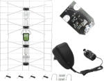 BLOW DC BLOW kültéri rácsos TV antenna erősítővel és tápegységgel, zöld 800 × 600 mm - 0521- (0521)