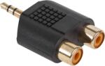 Cabletech Jack 3.5mm - 2x RCA redukció ZLA0299 (ZLA0299)