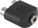 Cabletech Jack 3, 5 - 2x RCA reduktor ZLA0311S (ZLA0311S)