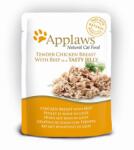 Applaws Applaws Cat Csirke Marhával, Zselében 12x70g