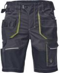 CERVA Pantaloni de lucru scurți bărbați SHELDON - Antracit / galbenă | 48 (03570031A1048)