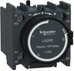 SCHNEIDER TeSys Deca Bloc contacte auxiliare temporizat 1NO + 1NC off delay (Intarziere la oprire) 1-30s Frontale terminale cu șurub Schneider LADR2 (LADR2)