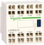 SCHNEIDER TeSys Deca Bloc contacte auxiliare 2NO + 2NC (inc. 1NO + 1NC make before break) Frontale terminale cu arc Schneider LADC223 (LADC223)