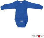 ManyMonths Body/Bluza (2 in 1) ManyMonths lână merinos - Classic Blue