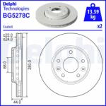 DELPHI féktárcsa DELPHI BG5278C (BG5278C)