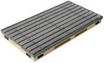 ACO Ștergător de picioare încastrabil ACO Vario 2.0 Hybrid, cu tavă din beton cu polimeri și grătar benzi textile si profile perie, 1000x500x80mm Pres