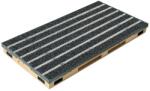 ACO Ștergător de picioare încastrabil ACO Vario 2.0 Hybrid, cu tavă din beton cu polimeri și grătar insertie textila pentru exterior, antracit, 750x500x80mm Pres