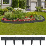 VidaXL Gard din plastic cu aspect de piatră 41 buc 10 m (40917) - izocor