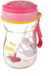 Canpol babies Чаша със силиконова сламка Canpol - 350 ml, Розова (56/521C)