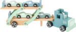 Legler Jucarie de Impins din Lemn, Camion Chicago, small foot (tos9550)