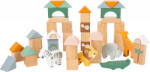Legler Cuburi de Construit din Lemn, Safari, Set 50 de piese, small foot (KA0545)