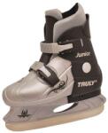 Rulyt Patine de iarnă pentru băieți TRULY® JUNIOR, patine negru-argintiu