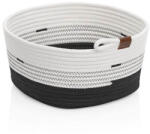 KELA Cos Hedda 32 cm amestec bumbac/poliester alb-negru KL-24459