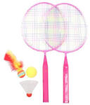 Merco Set de antrenament Set de badminton JR roz Racheta badminton
