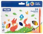 MILAN Milan: Háromszög alakú zsírkréta készlet - 24 db-os (M04176K24) - jateknet