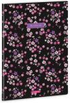 Ars Una Pearl Blossom Black A4 40 lapos Extra Kapcsos Vonalas Füzet (53113771)