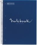 Miquelrius Emotions A4 PP 5x24 Lapos Navy Vonalas Spirálfüzet (A152381121)