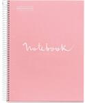 Miquelrius Emotions A4 PP 5x24 Lapos Pink Kockás Spirálfüzet (A152387671)