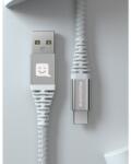 Mobilonline ECO KÁBEL Kevlar USB/USB-C 3.0 M 60W Fehér