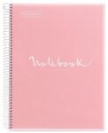 Miquelrius Emotions A5 PP 120 Lapos Pink Kockás Spirálfüzet (A152265027)