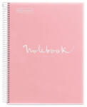 Miquelrius Emotions A5 PP 120 Lapos Pink Vonalas Spirálfüzet (A152265021)