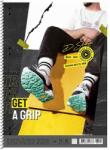 Shkolyaryk Publishing House Get a Grip A4+ 80 Lapos Vonalas Spirálfüzet (SB806520L)