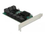 Delock 16 portos SATA PCI Express x4 kártya (90073) (90073) - aqua