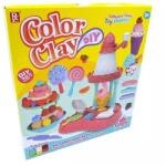 Man Yuk Toys Fagylaltozó gyurmaszett kastély formájú gyurmanyomóval (736B-3) - jateknet