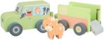 Orange Tree Toys Set de joaca din lemn Orange Tree Toys - Căruță de fermă cu cal (OTT07849) Figurina