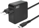 ACT USB-C laptop fali töltő 65W Power Delivery profilokkal (AC2010)