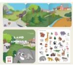 Manyuk Toys Cartea profesorului cu abțibilduri cu jeleu - Animale