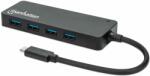 Manhattan 164924 USB 3.2 Gen 1 Hub - 4 Port (164924)