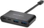 Kensington CH1000 USB-C Hub - 4 Port, Fekete