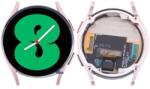  NBA001LCD1011200276622068 Samsung Galaxy Watch4 40mm OEM LCD kijelző, érintővel Rózsaszín kerettel, előlap (NBA001LCD1011200276622068)