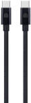 Dviced Cable USB-C to USB-C Nylon Textile 0, 25m - Black (DV120009)