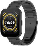  CLASSIC Curea metalică pentru Amazfit Bip 5 negru