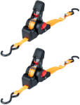 AMiO Csomagrögzítő heveder - spanifer automatikus visszahúzóval 200kg 18mm 2m S-TYPE (2db) - AMIO (03323)