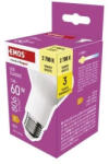 EMOS LED izzó Classic R63 / E27 / 7 W (60 W) / 806 lm / Meleg fehér (ZQ7E41)