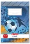 Herlitz 2. osztályos vonalas füzet, Focis/Soccer (A5/16-32) (09540980_soccer)
