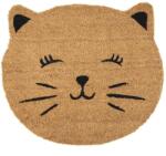 Clayre & Eef Lábtörlő macskafej, kókusz-PVC 50x44x1cm