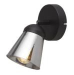 Searchlight Mega fekete-füstszínű fali spotlámpa (SL-61170-1SM) E14 1 izzós IP20 (61170-1SM)