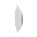 V-TAC Süllyeszthető kör alakú MINI LED panel 12W 6500K (SAMSUNG CHIP) - 78631 (78631)